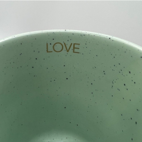 DOTING DOG WHISPERER SPECKLED TEAL GREEN ANTHROPOLOGIE MUG LOVE NEW - Picture 10 of 13